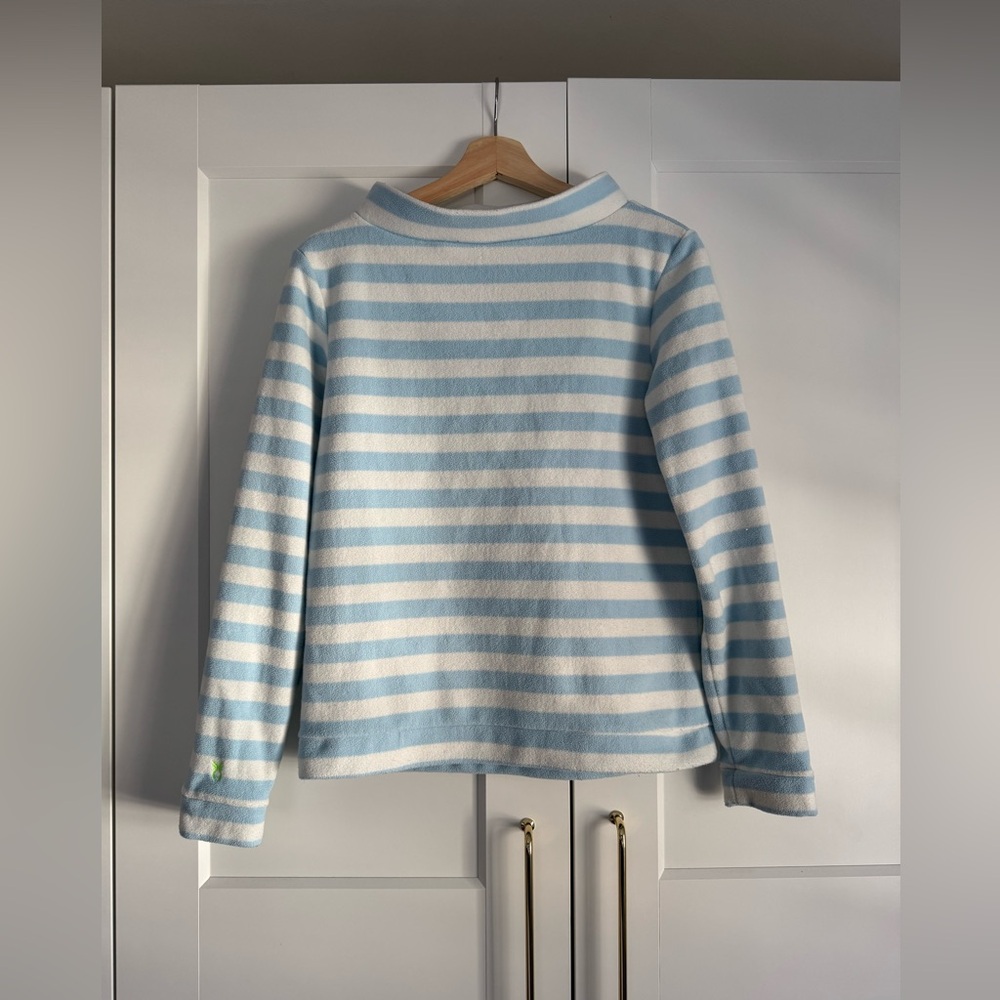 Dudley Stephens Striped Fleece Top | Size Small